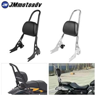 For Harley XL883 X48 1200 Modified Rear Backrest Quick Release Backrest Seat Passenger Rear Bow Backrest