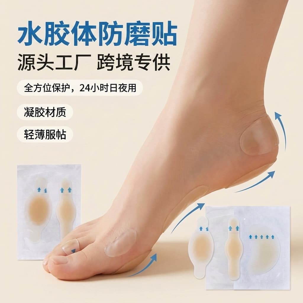 Cross-Border Anti-Chafing Heel Pads, Anti-Blister High Heel Shoe Stickers, Anti-Chafing Foot Pads for Women