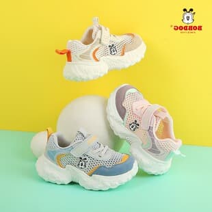 Children's Cotton Shoes Baby Sneakers Functional Shoes Summer Walking Shoes Infant Anti-Slip Soft Sole Toddler Single Mesh Girl