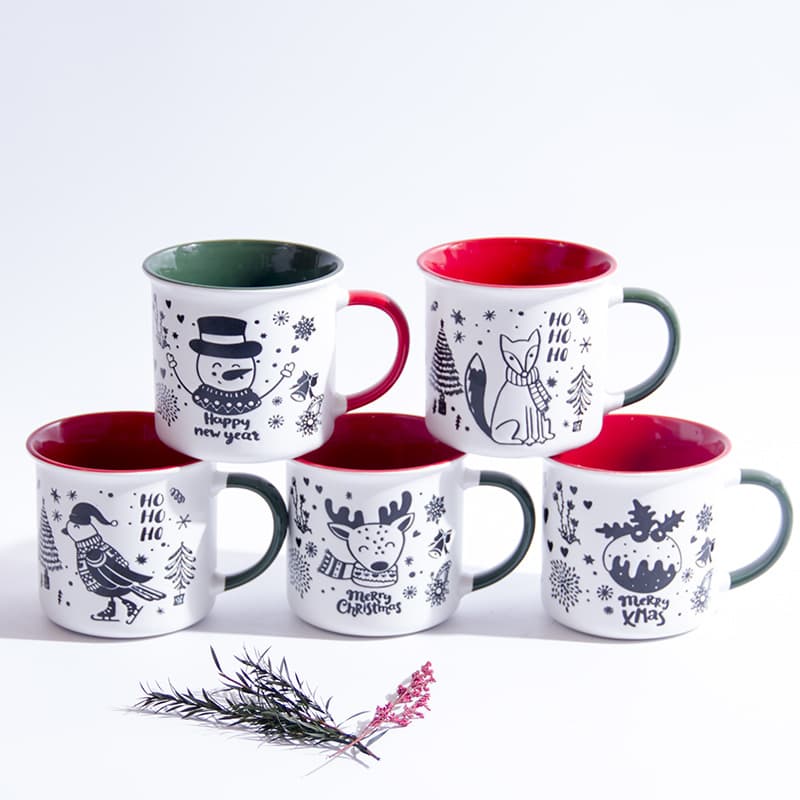 Cartoon Creative Festive Gift Cup Cute Mug Couple Ceramic Water Cup Gift Customization mug