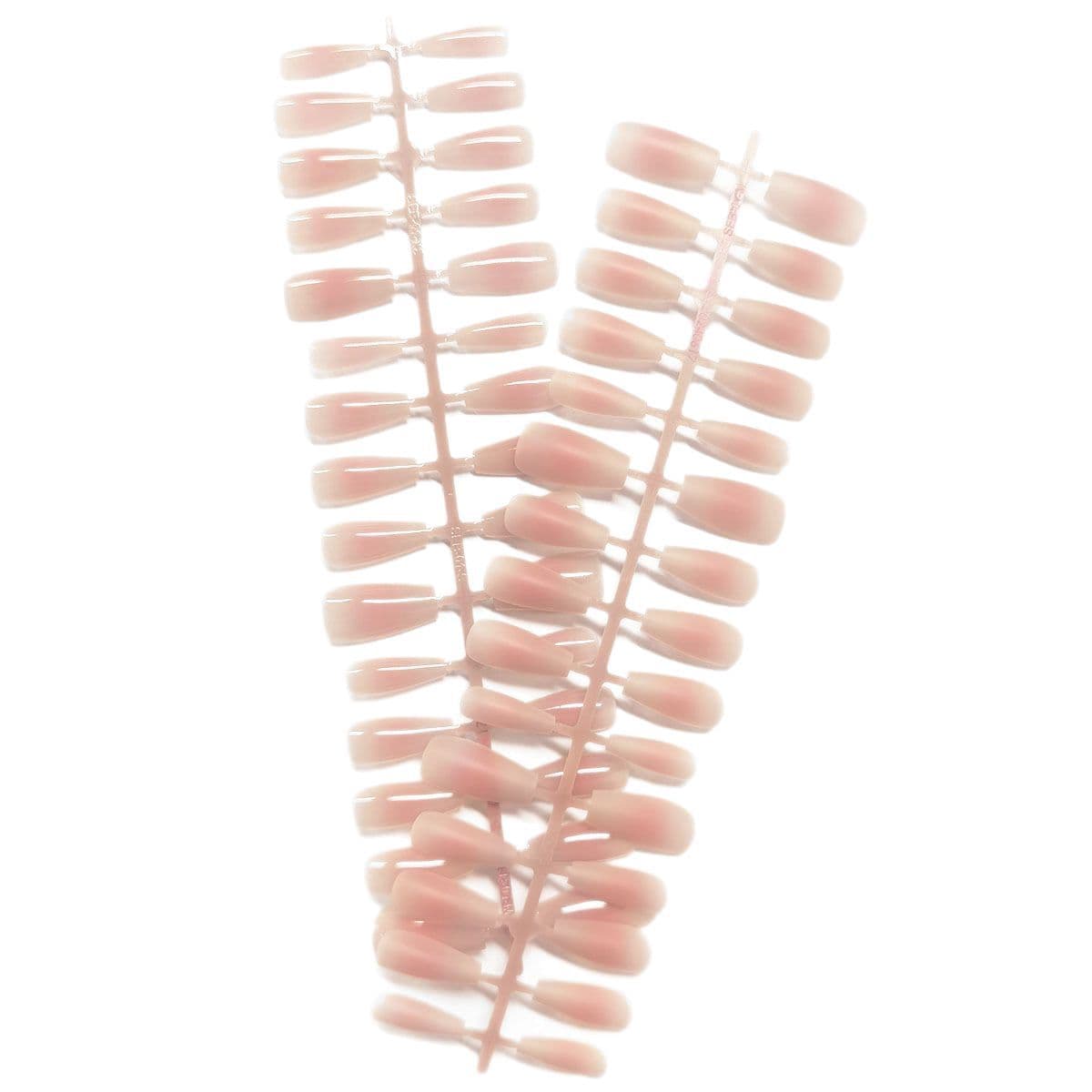 Peach Blush Nail Tips Semi-Finished Pre-Made Press-On Nails Sizes Gradient Seamless False Nails