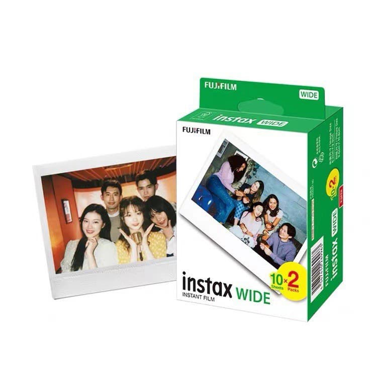 Fujifilm Instax Wide Instant Film White Border 5-inch for WIDE 210 300 400 Camera Wide Format Film