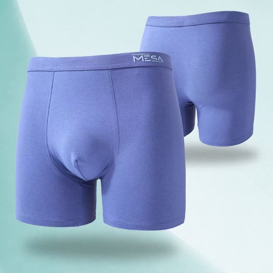 Four-Season Modal Men's Underwear 7A Class Extended Mid-Rise Boxer Briefs Sports Plus Size Anti-Chafe Boxer Shorts