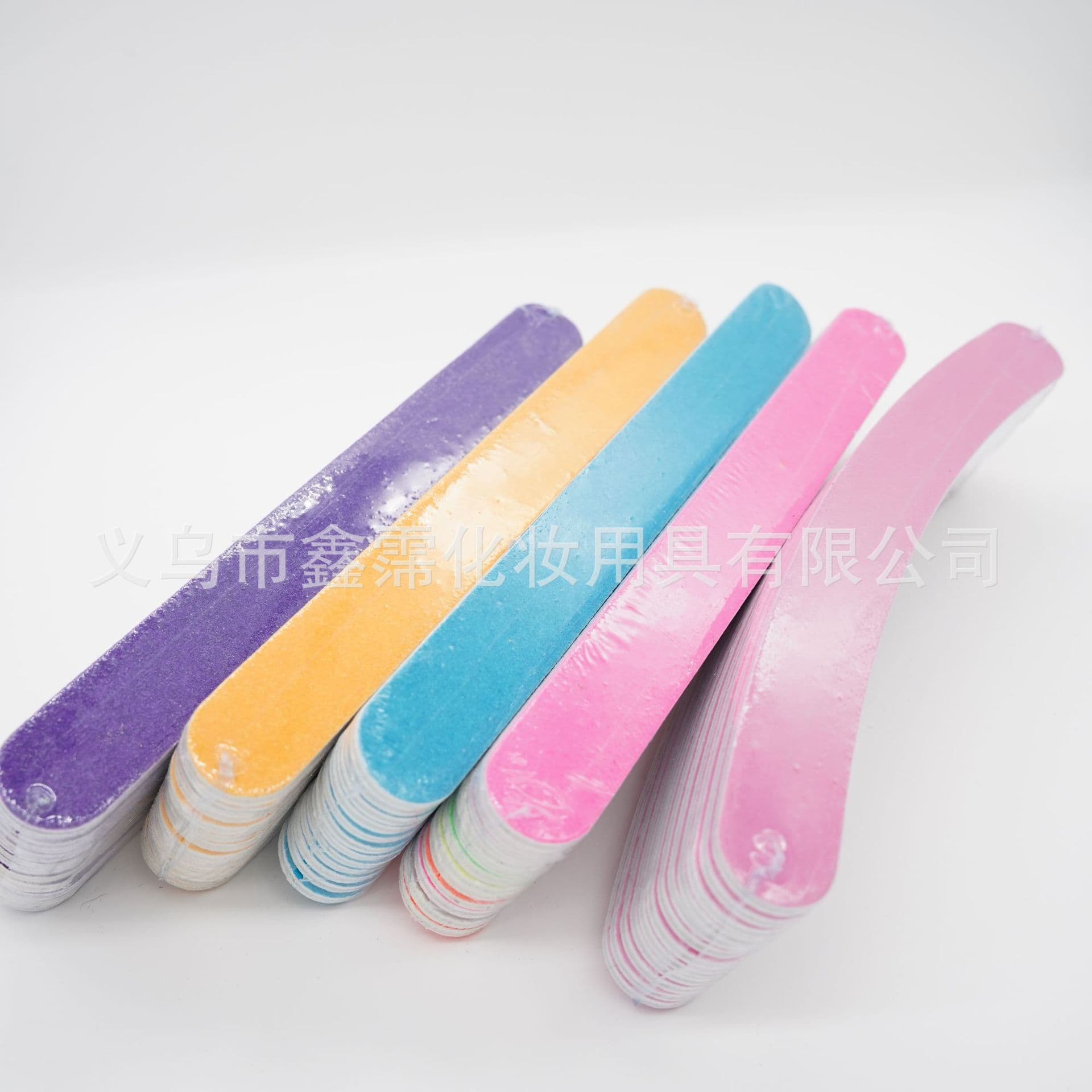 Nail Sanding Strip Nail File EVA Double-Sided Shaping and Polishing Colorful File for Manicure and Edge Trimming