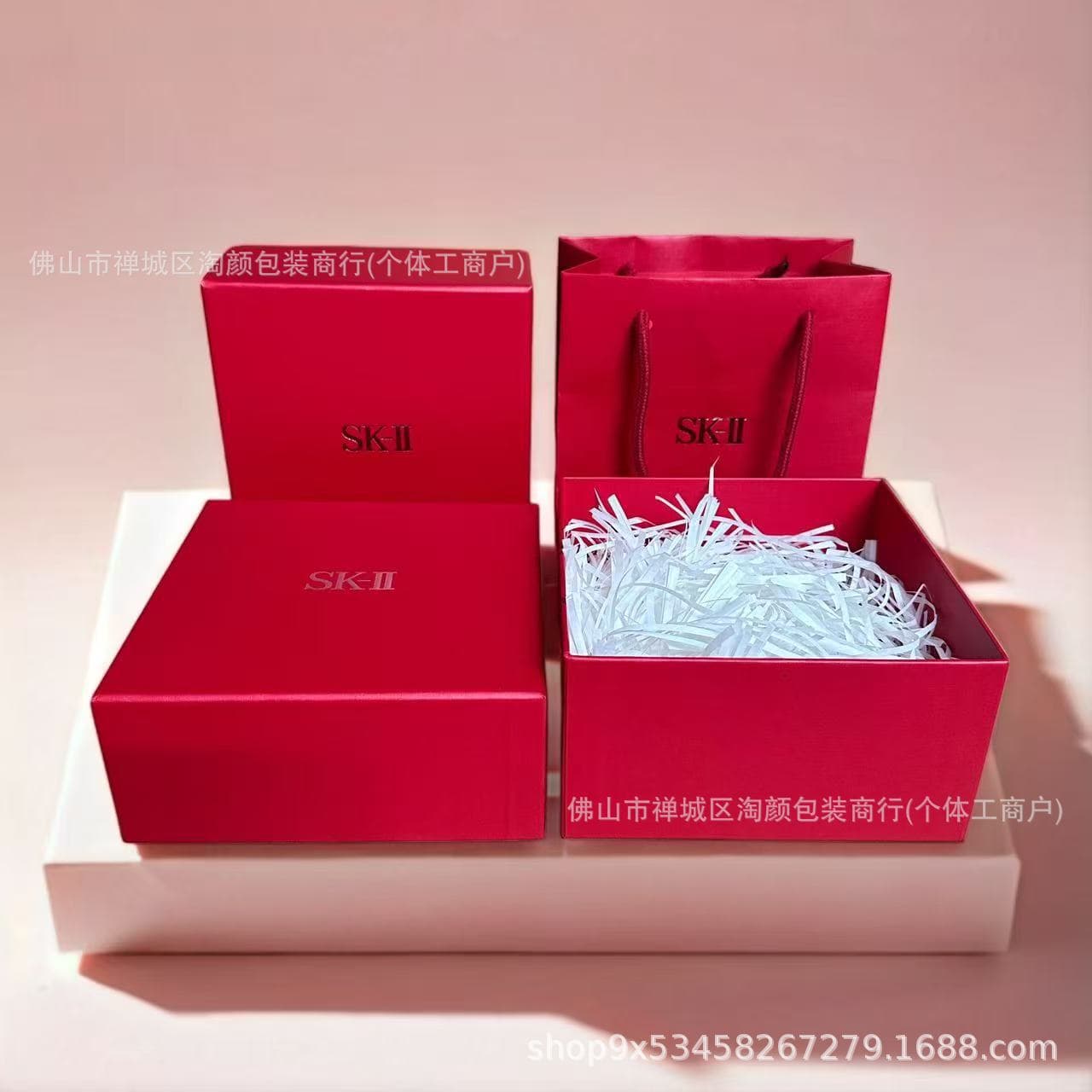 Bridesmaid cigarette box, gift box packaging box, sea blue essence water brand cosmetics gift box set, perfume gift bag