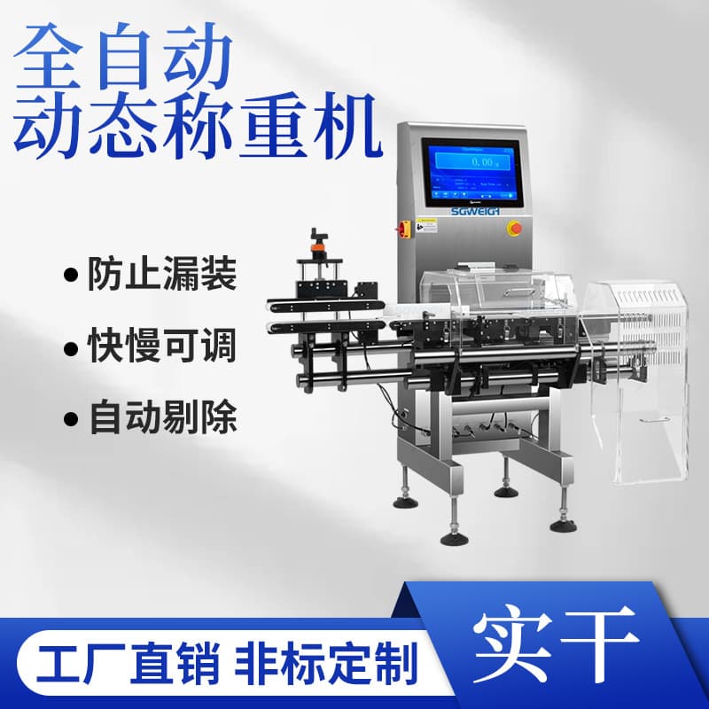 High Precision Online Checkweigher Dynamic Checkweigher Food Bag Packaging Checkweigher Food Weighing Checkweigher