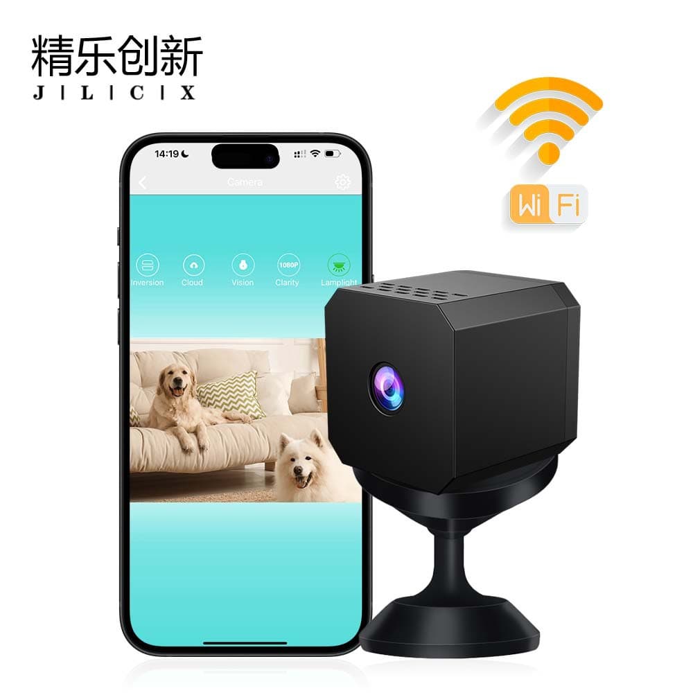 F1 New High-Definition Magnetic WIFI Loop Recording Video Synchronization Home Monitoring Wireless Security Camera
