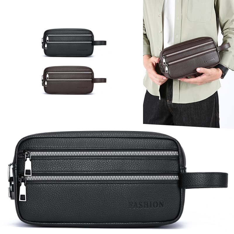 Men's Clutch Bag 2026 New Fashion Trendy Brand Korean Style Business Casual Men's Bag Large Capacity Small Bag