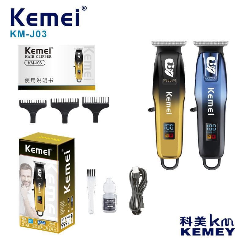 Kemei Men's Self Hair Clipper Cross-border Hot Selling Oil Head Trimmer Main Push Electric Hair Clipper Professional Barber Factory Wholesale