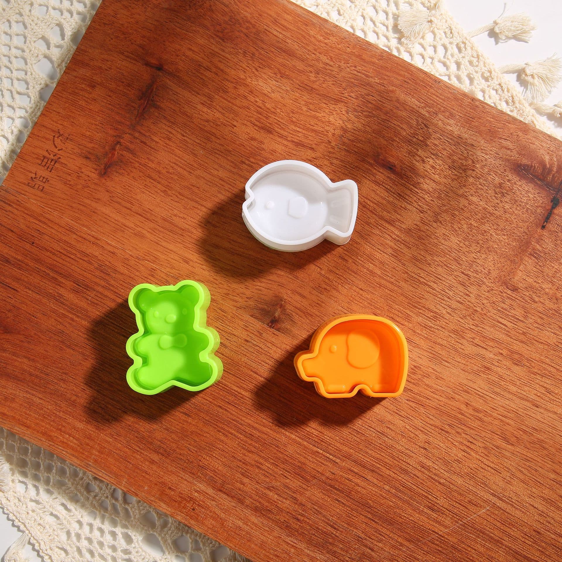 Cartoon Animal Shaped Rice Ball Mold, Food Grade, Children's Bento DIY Rice Press Mold, Home Sushi Tool, Wholesale