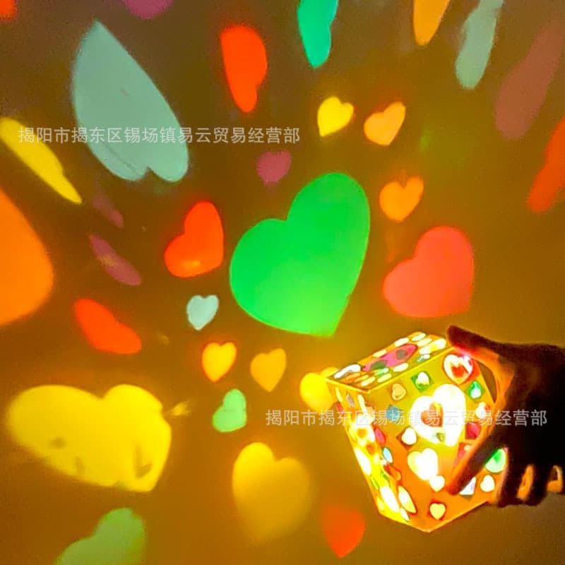 DIY handmade colored transparent cellophane flexible packaging film for kindergarten children to learn about color changes and light and shadow.