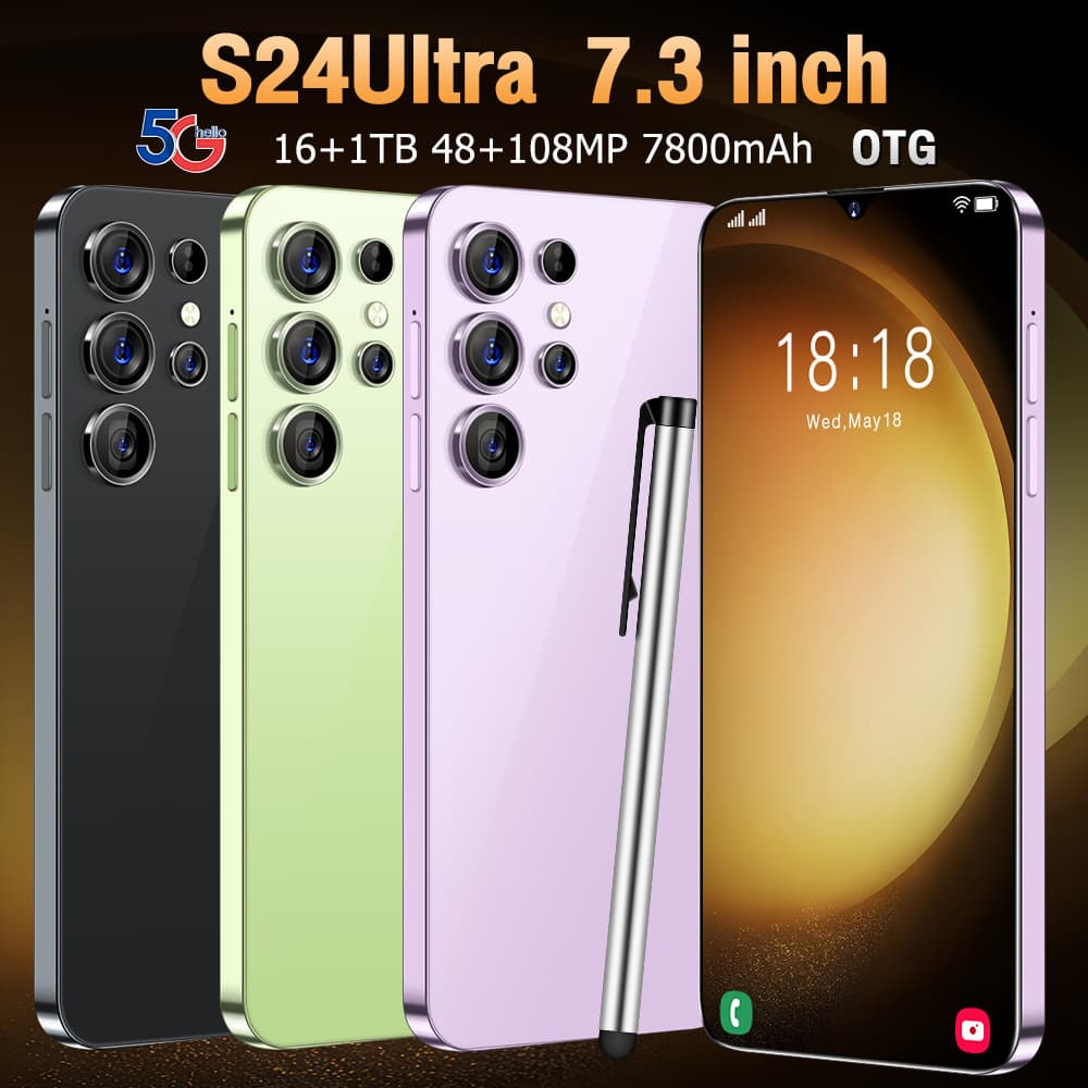 S24Ultra Cross-Border 6.5-inch New Model In Stock 3G Android Smartphone Waterdrop Screen 2+16G Overseas Drop Shipping