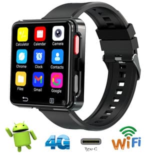 New PGDWATCH Q668 S998 Detachable Large Screen Android 11 Smart Phone Watch Full Network Type-C