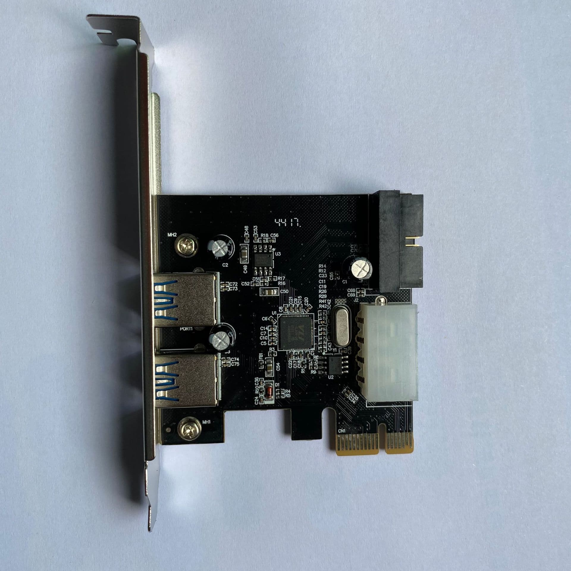 Intel Desktop Motherboard USB 3.0 Expansion Card 20-Pin Front Panel Interface PCI-e to USB 3.0 Expansion Card for Intel