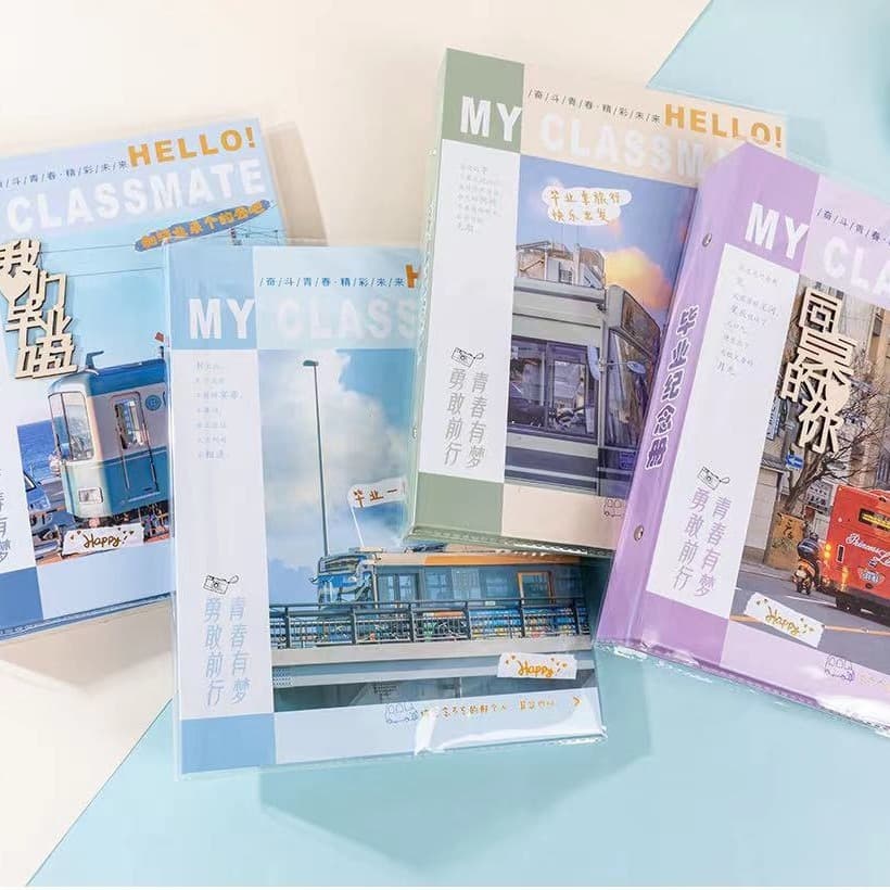 Wholesale from Manufacturer: Primary and Middle School Graduation Memory Books, Alumni Directory, 16K Creative Campus Style Classmate Book