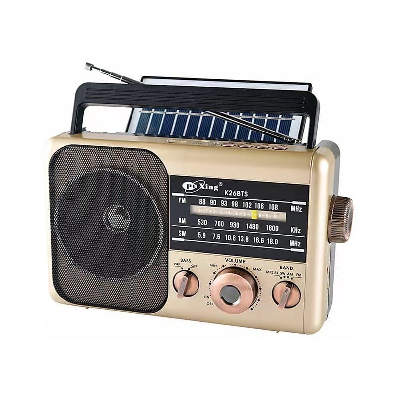 Better than ever, brand new 2024 retro radio for seniors, rechargeable multi-band Bluetooth, card slot, bass!