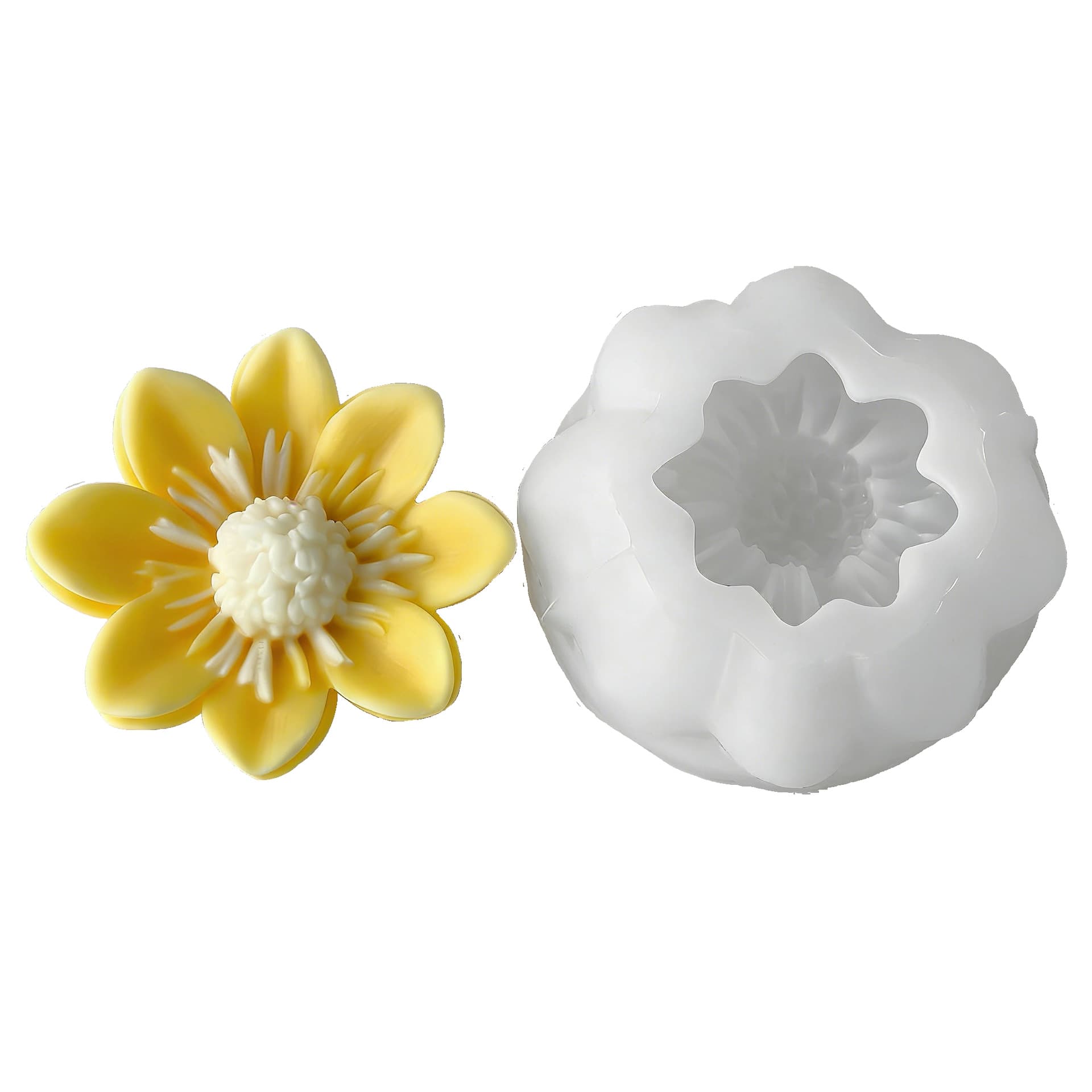 Chinese Style Hibiscus Flower Mousse Cake Silicone Mold DIY Lotus Mung Bean Pastry and Wagashi Silicone Mold