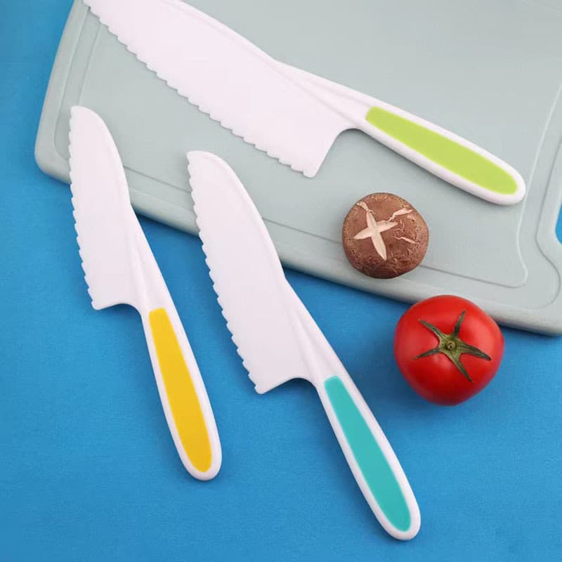Wholesale Baking Knife Set - Safe Serrated Cake Bread Dessert Tool for Kids, Won't Hurt Hands