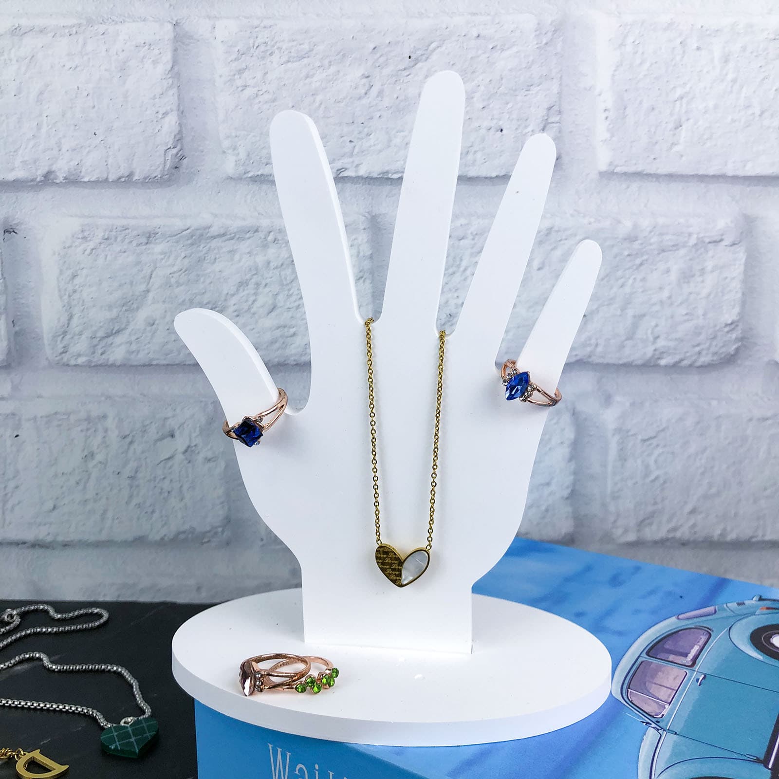 X0435 Palm-Shaped Table Stand Decorative Mold DIY Silicone Mold