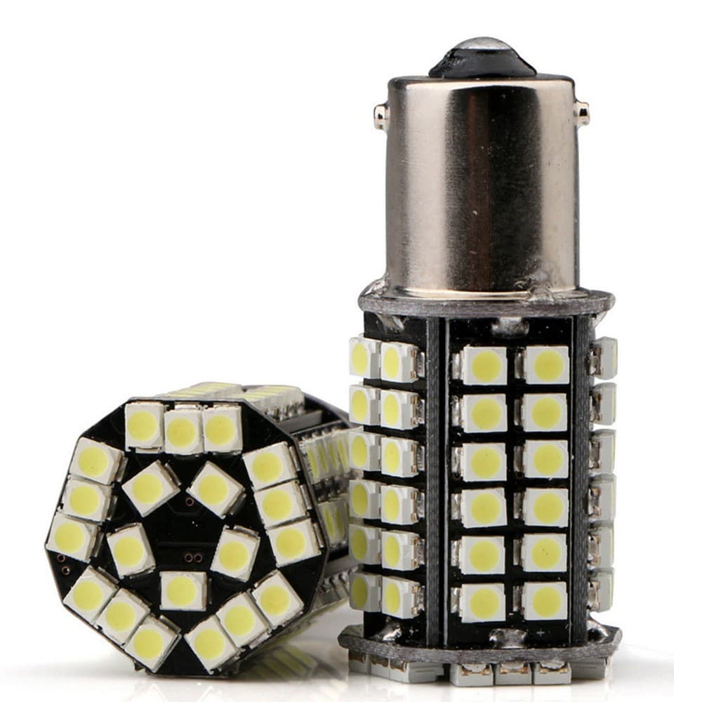 Automotive LED 80SMD 1210 Decoder 1156 1157 High Brightness Brake Light Reverse Light Turn Signal Bulb