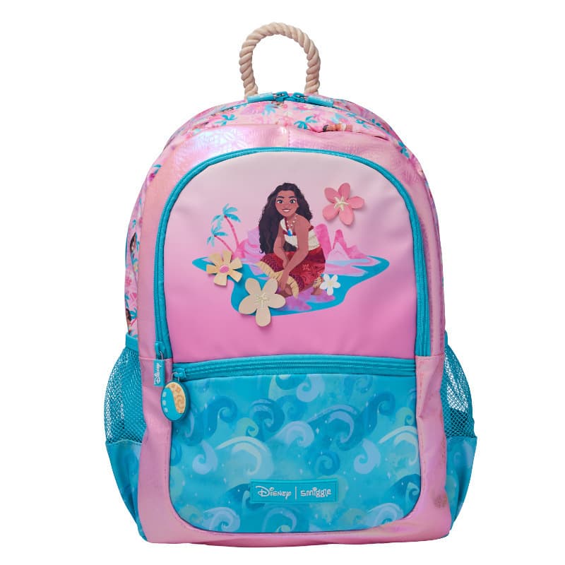 Australian Smiggle Backpack Large Capacity for Primary School Children Outdoor Casual Bag Moana Set Series