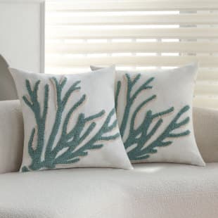 Summer Throw Pillow Terry Velvet Sofa Office Chair Back Cushion Ocean Series Bed Head Phone Pillow Premium Pillow Cover