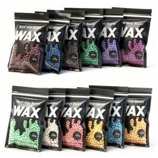 Hard Wax Beans Solid Hard Wax Wax Warmer Beans Low Melt Point Wax Beans Strong Adhesion No Strip 100g