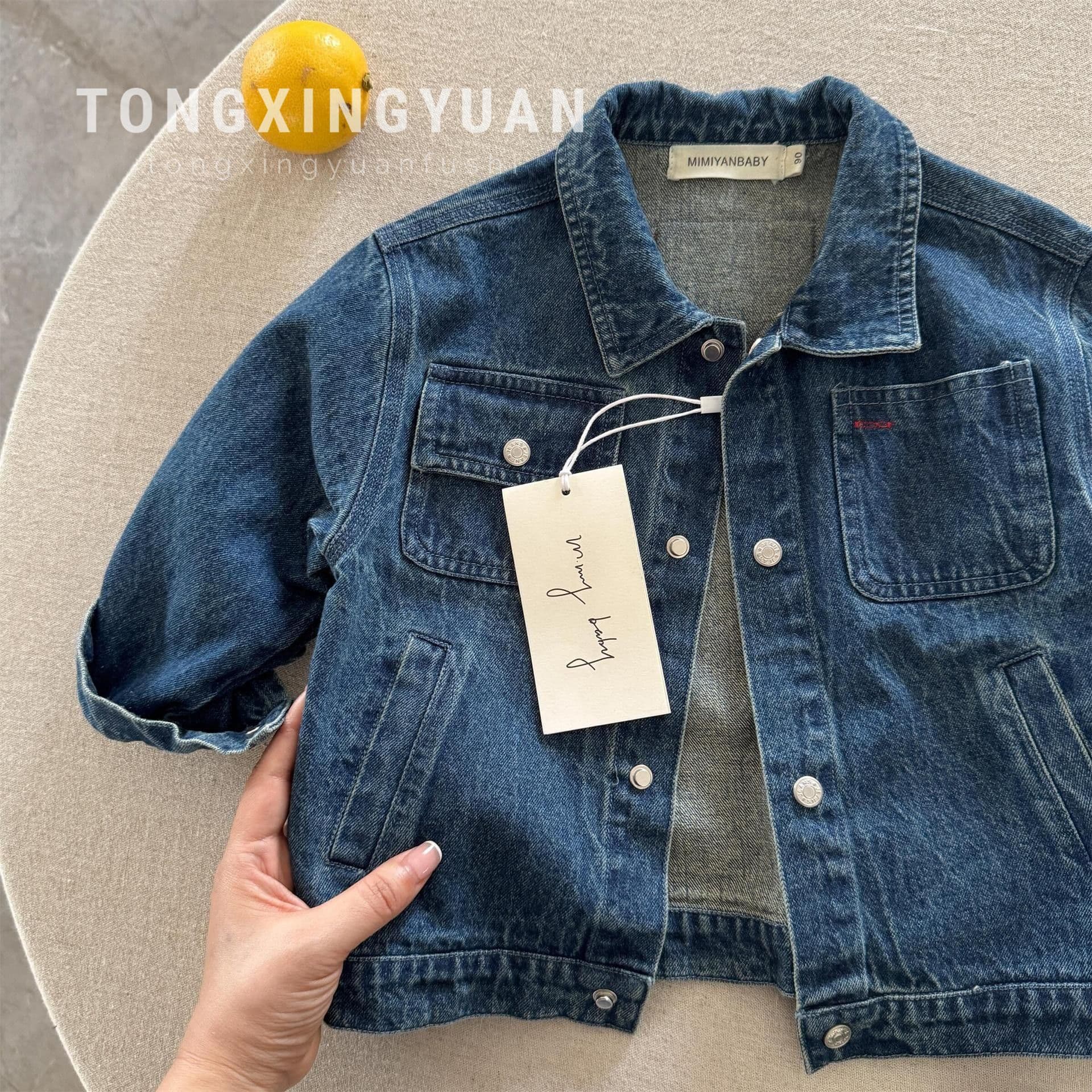 Children's Denim Jacket 2026 Spring/Autumn New Style Korean Casual Top for Boys Baby Autumn Jacket Thin