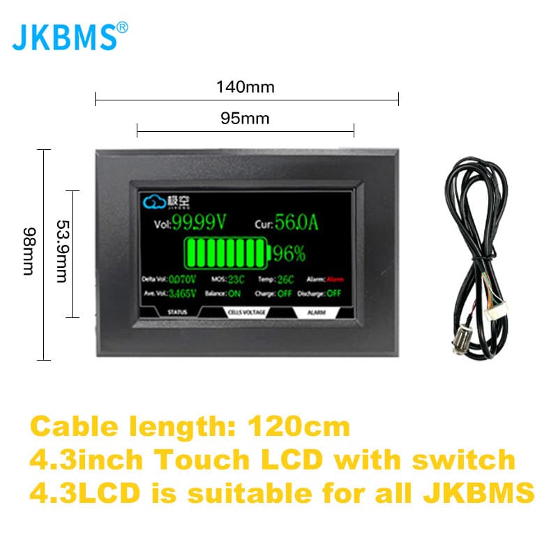 JKBMS Extreme Protection Board 20S 72V with Bluetooth/485/CAN Heating Lithium Battery Protection Board Wholesale
