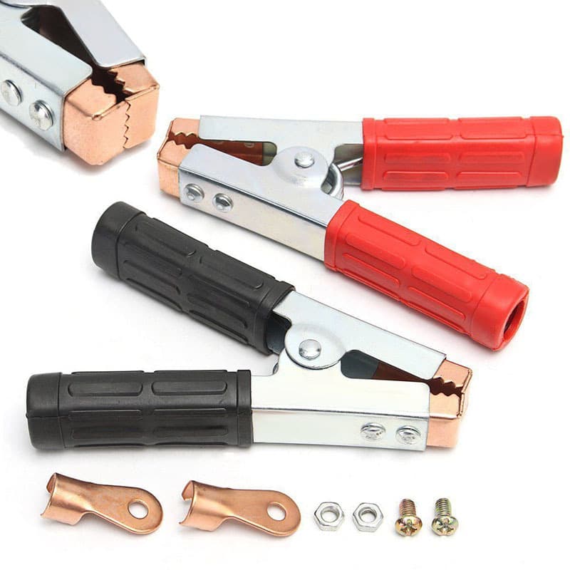 Car Battery Cable Alligator Clip Copper Battery Clamp Battery Connection Wire Jumper Cable Power Cable