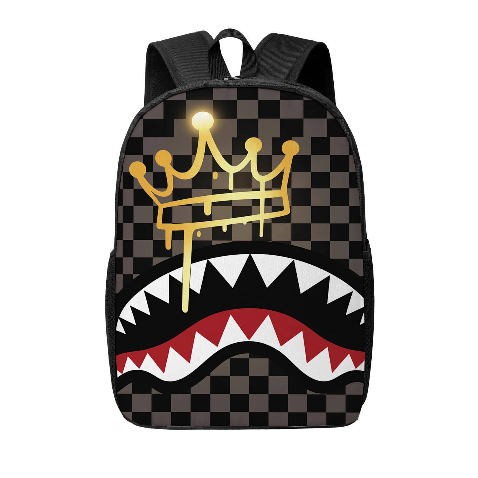 Wear-resistant, lightweight, large-capacity shark backpack for outdoor travel, casual commuting, and school. Minimum order quantity: 1 piece.