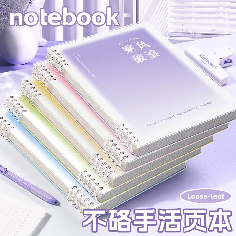 Daily Planner, Schedule Book, To-Do List, Summer Self-Discipline Check-In Notebook, Loose-Leaf Notebook for College Students and Postgraduate Entrance Exam