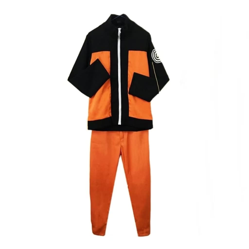 Naruto Uzumaki Cosplay Costume Full Set First Generation Naruto Anime Outfit Halloween Cosplay