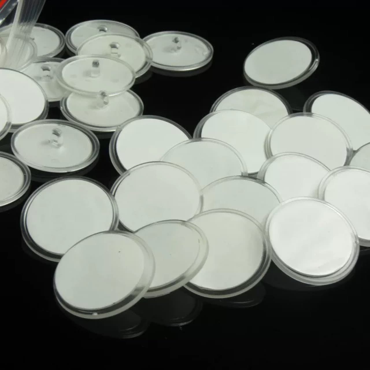 Strong Invisible Ceiling Hook 3cm Small Disc Transparent Overhead Adhesive Accessories