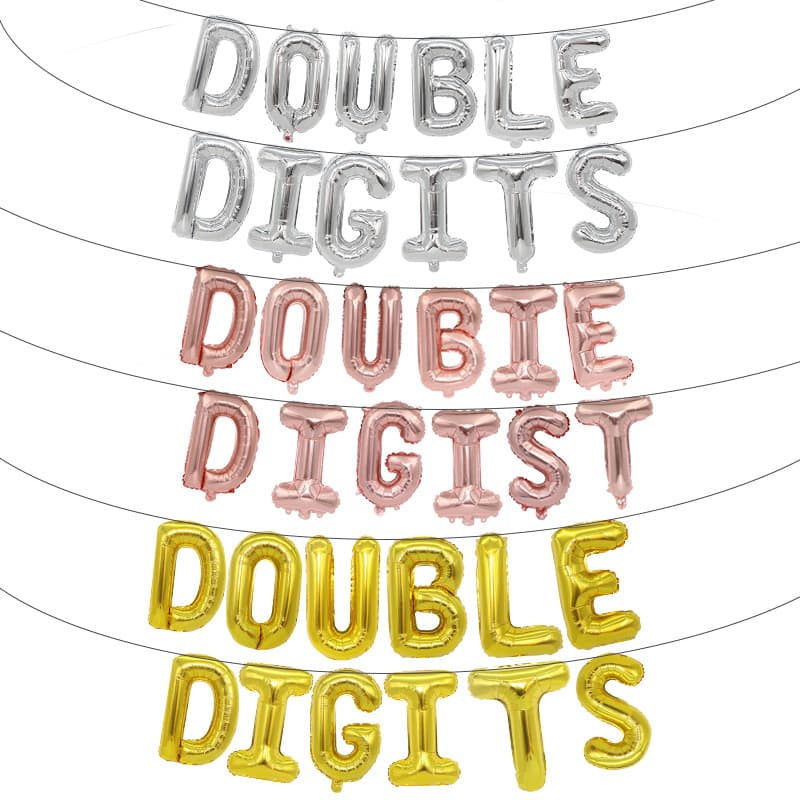 New Cross-Border Letter Balloon Set Foreign Dialect Adult Ceremony Teen Birthday Party Decoration Arrangement Balloons