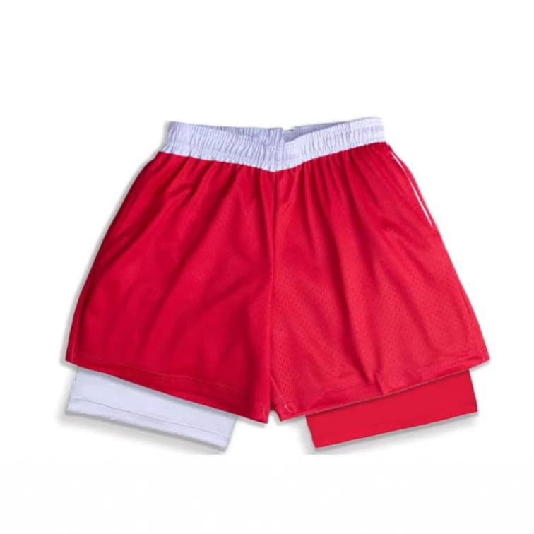 2024 Jujutsu Kaisen Shorts 3D Digital Print Adult Double-Layer Fitness Shorts for Cross-Border E-Commerce