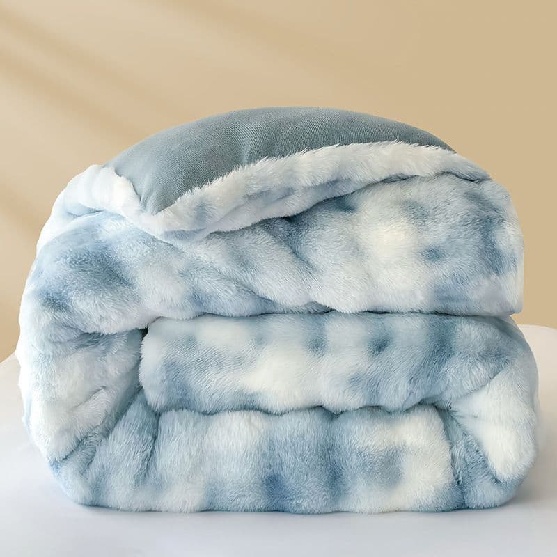 2025 New Milk Fleece Comforter Core Winter Thickened Warm Rabbit Plush Coral Fleece Spring/Autumn Bedding Winter Quilt