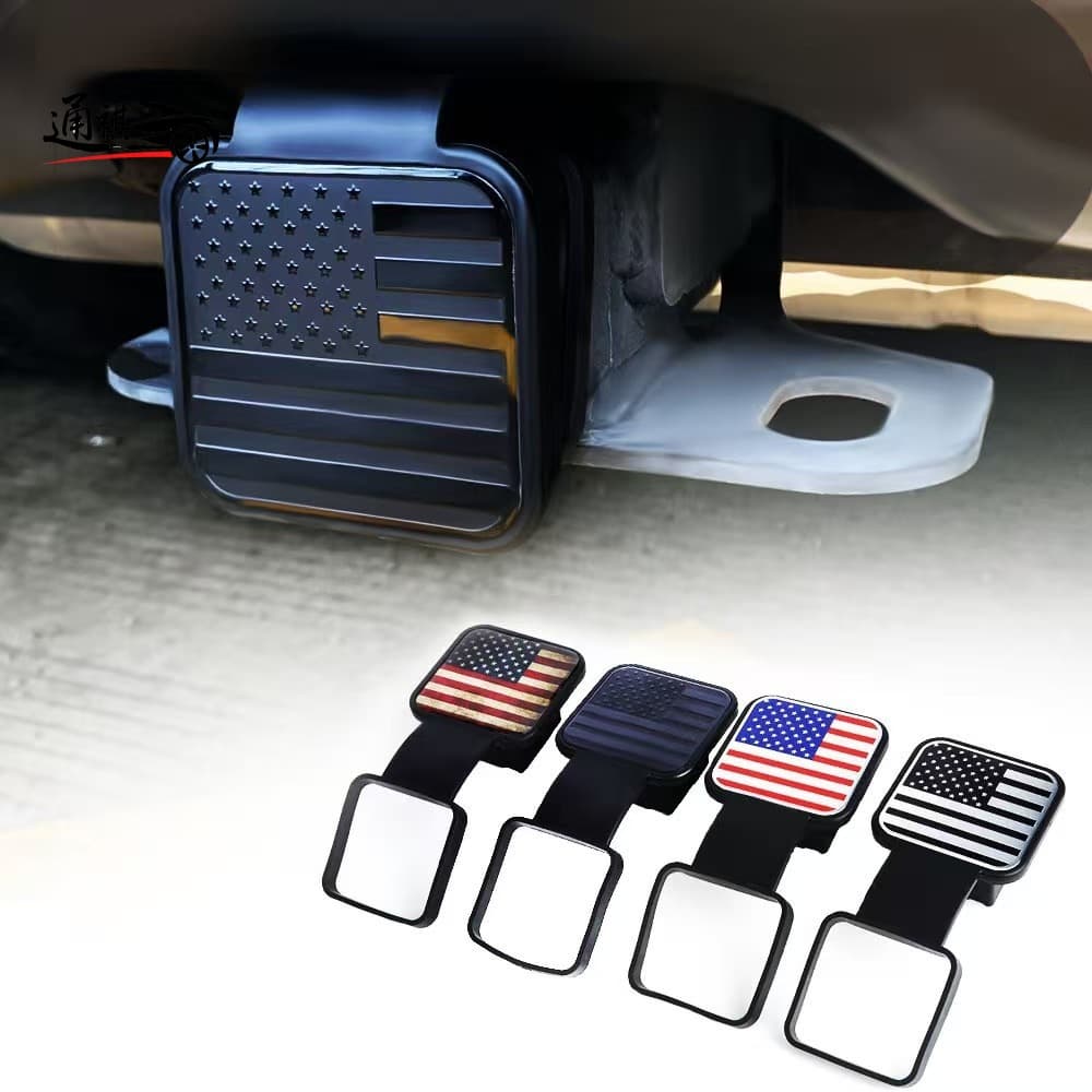 Cross-border car modification accessories trailer hook dust plug off-road vehicle plug cover pickup truck towing square mouth protective cover