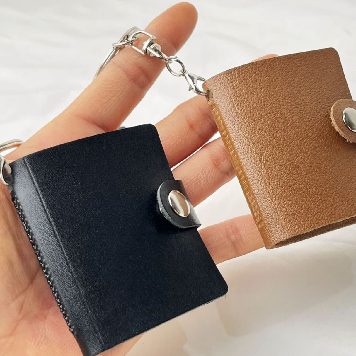 Factory Direct Portable Minimalist Mini Photo Album Travel-Friendly PU Photo Storage Pouch Memorial Photo Pocket