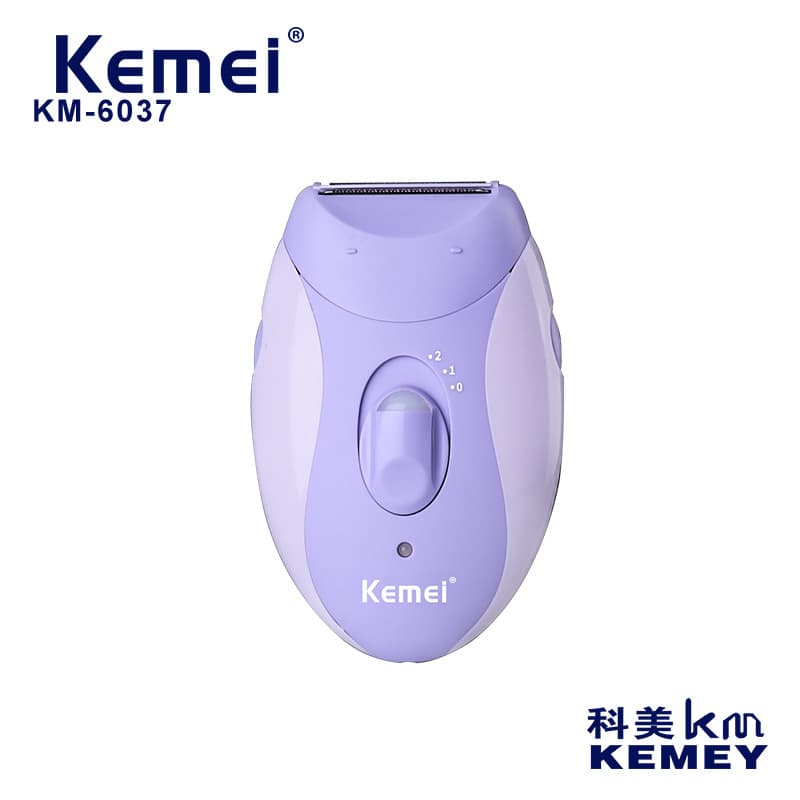 Kemei Hair Remover KM-6037 Women's Care 4-in-1 Full Body Shaver and Foot File Set USB Shaver