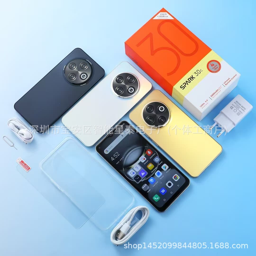 Cross-Border New Low-End Smartphone A70 A50 Zero40 Hot50I I16Pro S25 Foreign Language Mobile Phone