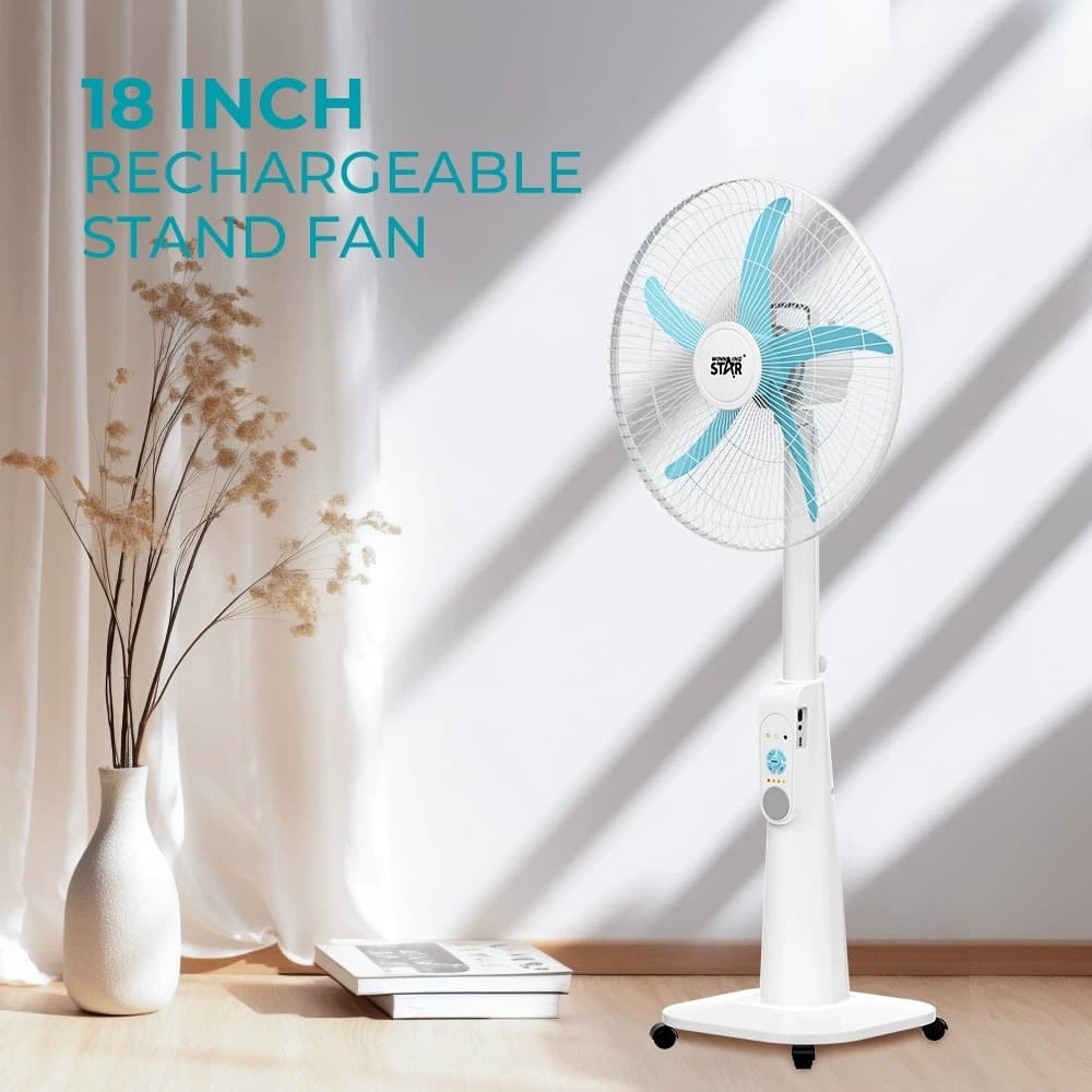 Cross-Border Remote Control 18-inch Household Oscillating Portable Mechanical Floor Electric Fan Stand Fan