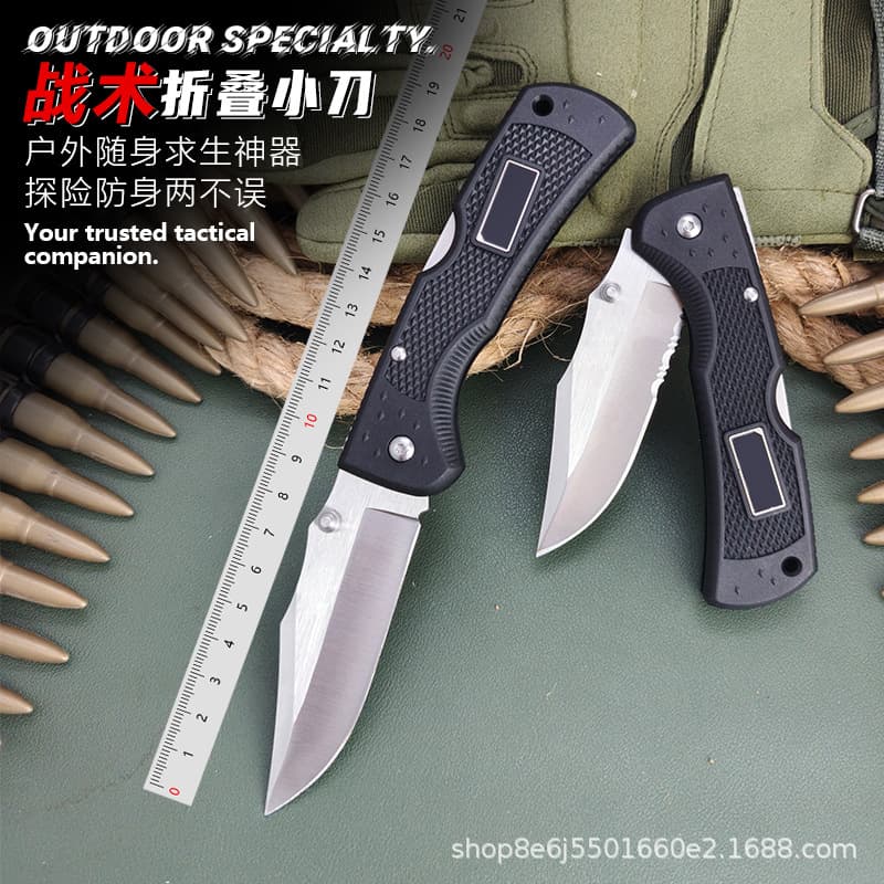 Outdoor Folding Knife, Portable Pocket Knife for Camping, Adventure, Fishing, Car, Multi-Function Outdoor Folding Knife