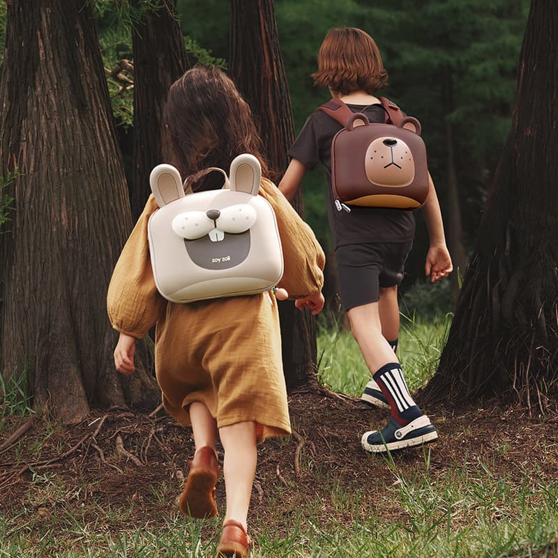 Zoyzoii children's schoolbags for girls and boys entering kindergarten, cute babies starting school, animal backpacks