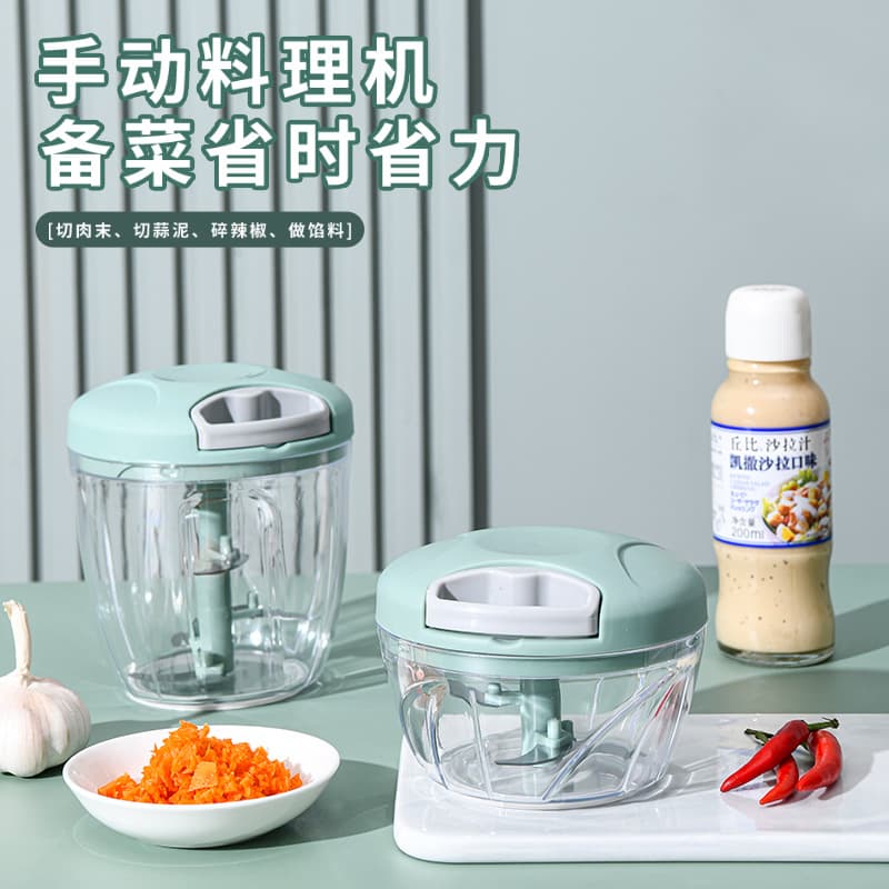 Garlic Masher, Manual Garlic Mincer, Multifunctional Garlic Puller, Ginger, Garlic, Minced Meat, and Meat Grinder, Kitchen Mini Garlic Blender