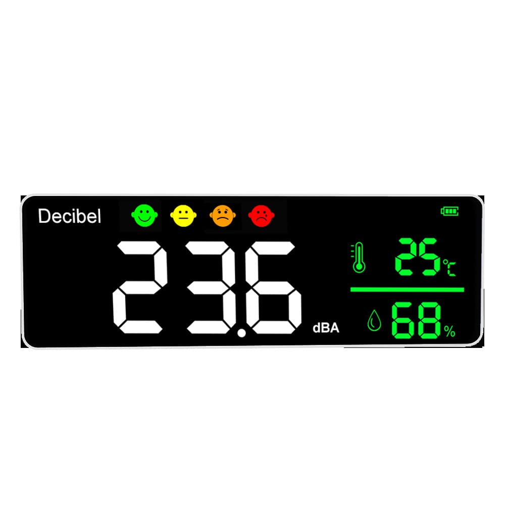 Noise meter sound test instrument wall-mounted sound level meter noise detector decibel meter noise meter drop shipping