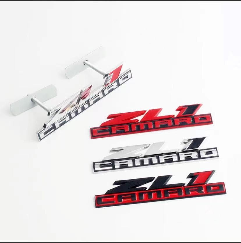 Camaro ZL1 tail box car logo Bumblebee Camaro modified special front grille car logo metal grille logo