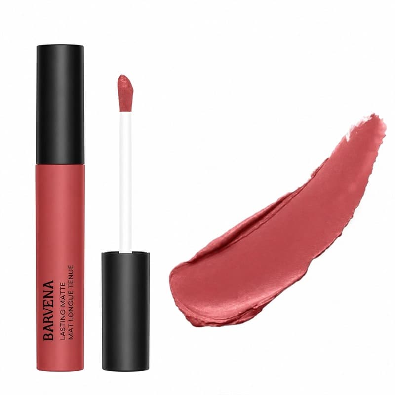 Cross-border TEMU Hot Selling Lip Color Soft Matte Long-lasting Brightening Non-stick Non-fading Nude Lip Color