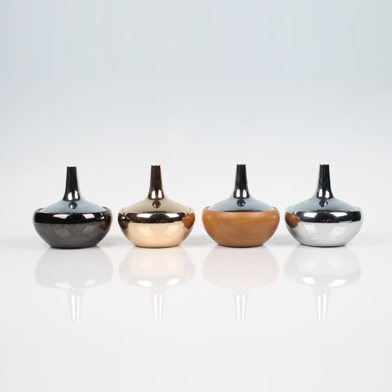 Modern minimalist decorative storage jar for living room coffee table dining table candy jar, light luxury tea jar, metal storage box ornament.