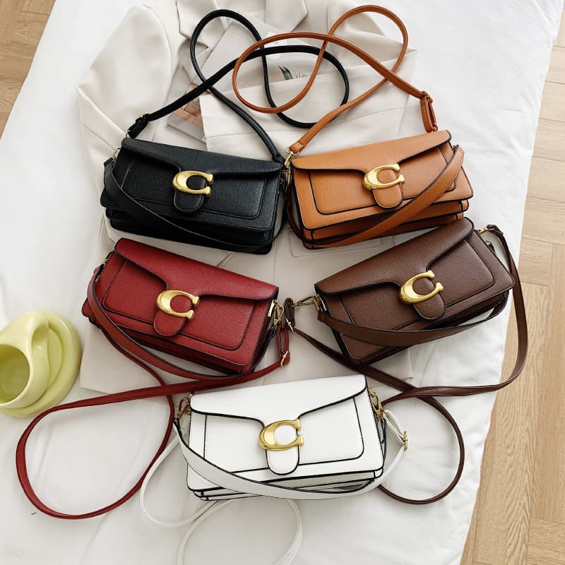 2025 Cross-border Bestseller Coch Classic Niche Women's Handbag Korean Style Fashion Versatile High-end Small Square Women's Bag